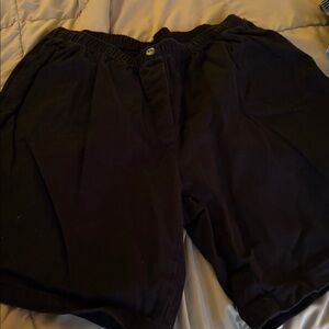 Woman Within Black Shorts